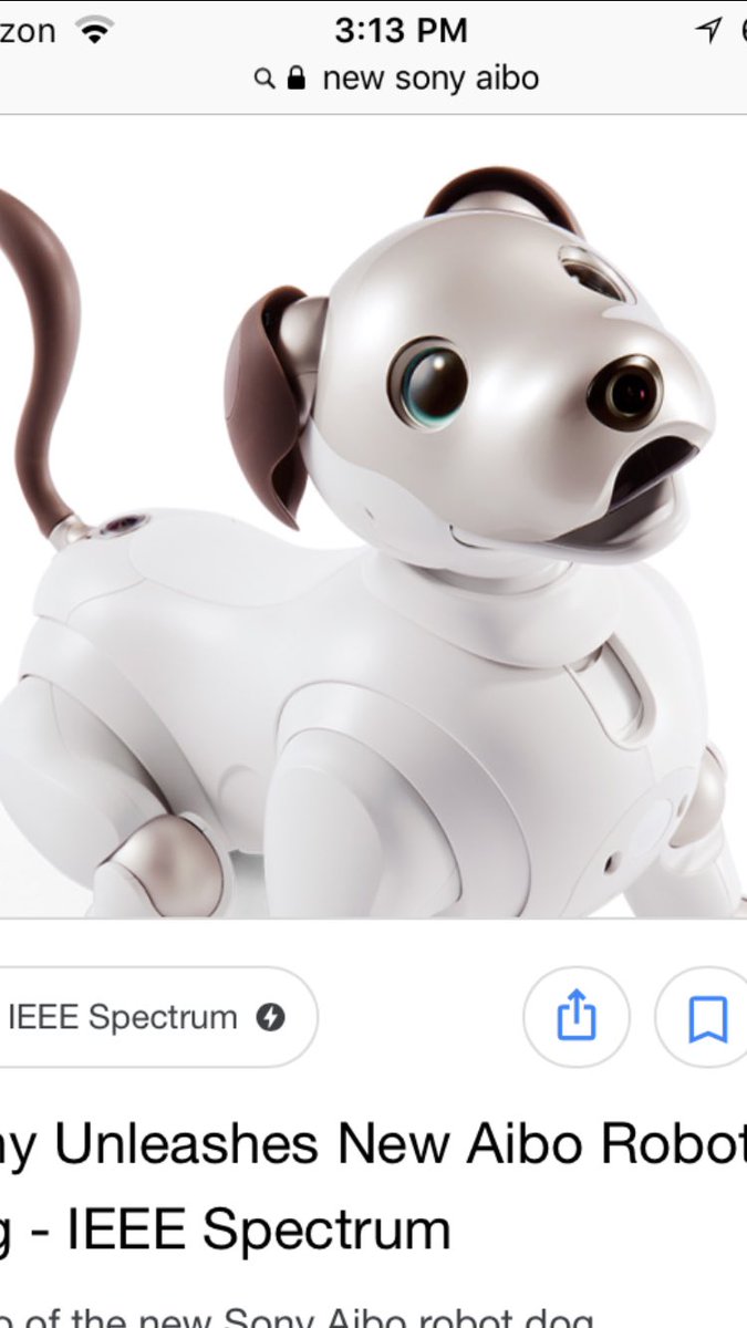 M4STER5IR's tweet photo. The new Sony Aibo ERS 1000 went on sale today in Japan. https://t.co/d5BOd9oiD2
