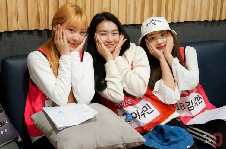 ArabFaveGirls's tweet photo. 180111 | فيسبوك 
تحديث حساب mixnine الرسمي بـصور لسومين مع متدربات mixnine☄️. https://t.co/ARWMbeu4AF