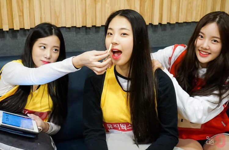 ArabFaveGirls's tweet photo. 180111 | فيسب��ك 
تحديث حساب mixnine الرسمي بـصور لسوجين مع متدربات mixnine☄️. https://t.co/e3eKVf1Rgy