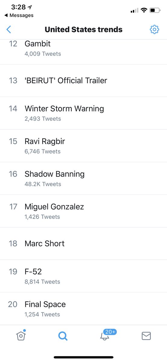 JamesOKeefeIII's tweet image. Why is #shadowban have 50k tweets but ranked lower at 16 than trending topics with only a few thousand tweets? @jack