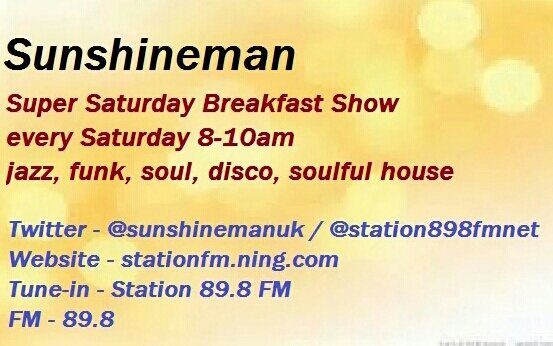 To celebrate 13 years @station898fmnet , this Saturday I'll be playing classic 70s/80s British jazz, funk &amp; soul....Light of the World. Loose Ends. Hi Tension. Shakatak. Jaki Graham. Paul Hardcastle. Central Line. I Level. Direct Drive ...............