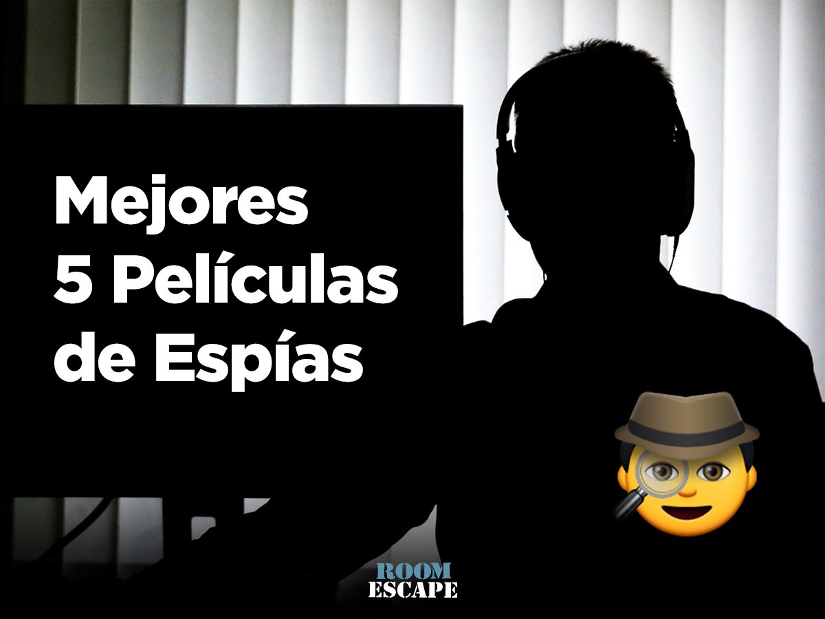 roomescapeec's tweet photo. Prepara tu canguil, una cola bien fría y disfruta de nuestra lista de las 5 mejores películas de espías.

https://t.co/SyEgvJR4D5 https://t.co/NZyqjAZzjx