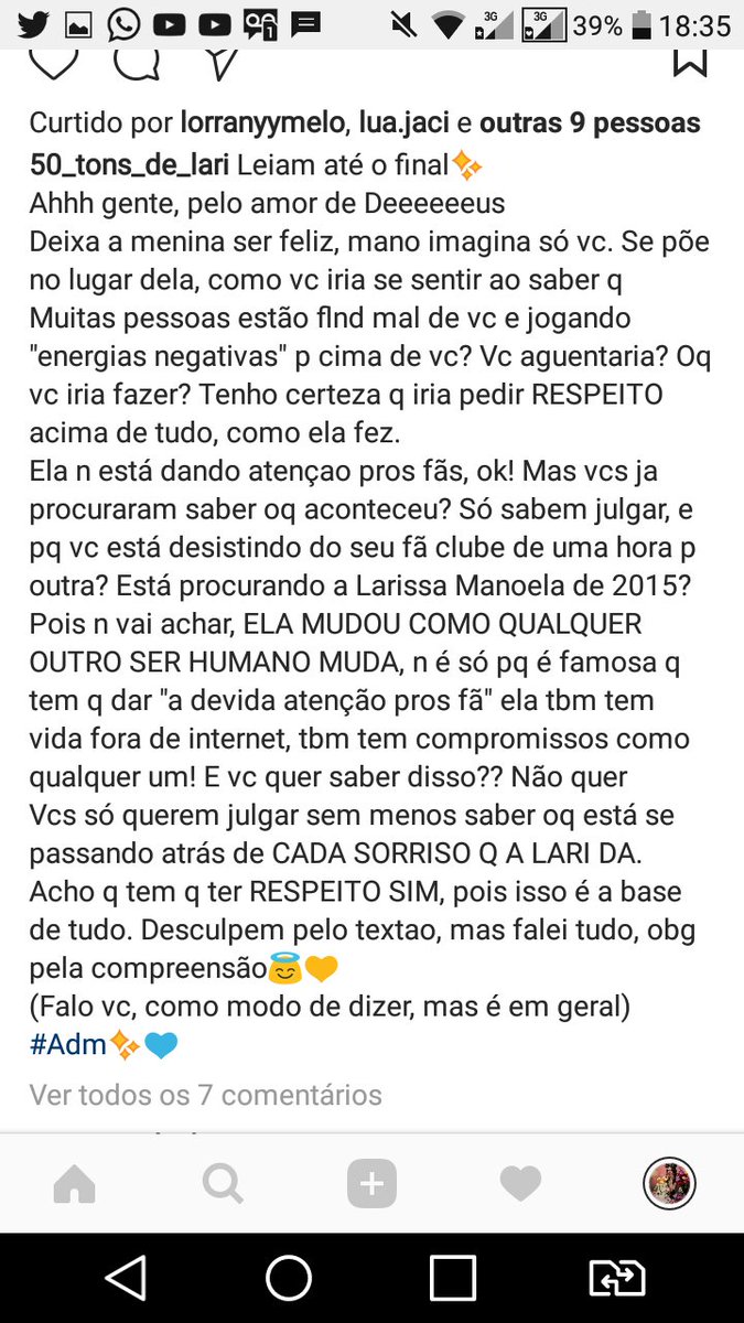 50_tons_de_lari's tweet photo. Povo chato eu hein, n te dx em paz q coisa #UPTourLM @larimanoela https://t.co/Tru5GVJ0Q9