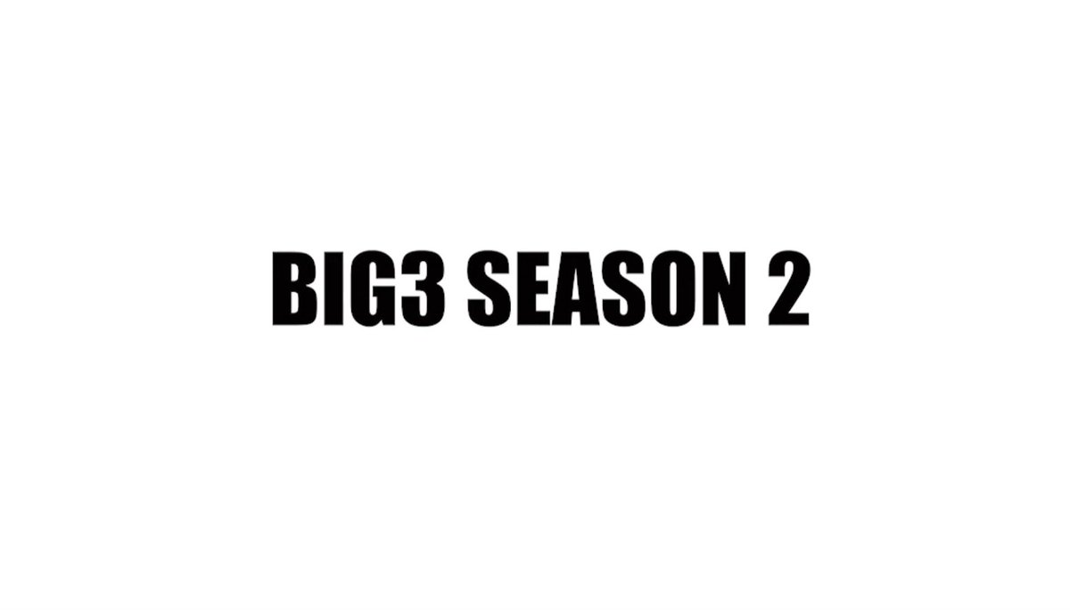 A year ago today we changed the game when we launched the @thebig3. This Summer season 2 will be bigger and better. https://t.co/F9dKFCieCl