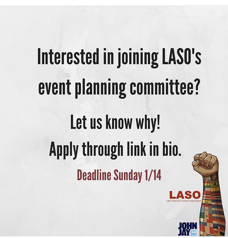 lasojjay's tweet photo. LASO familia, if you’re interested in becoming more involved this is the opportunity for you! https://t.co/Hf8WEYqKjA ✨#LASO https://t.co/oT04ZFTDNl