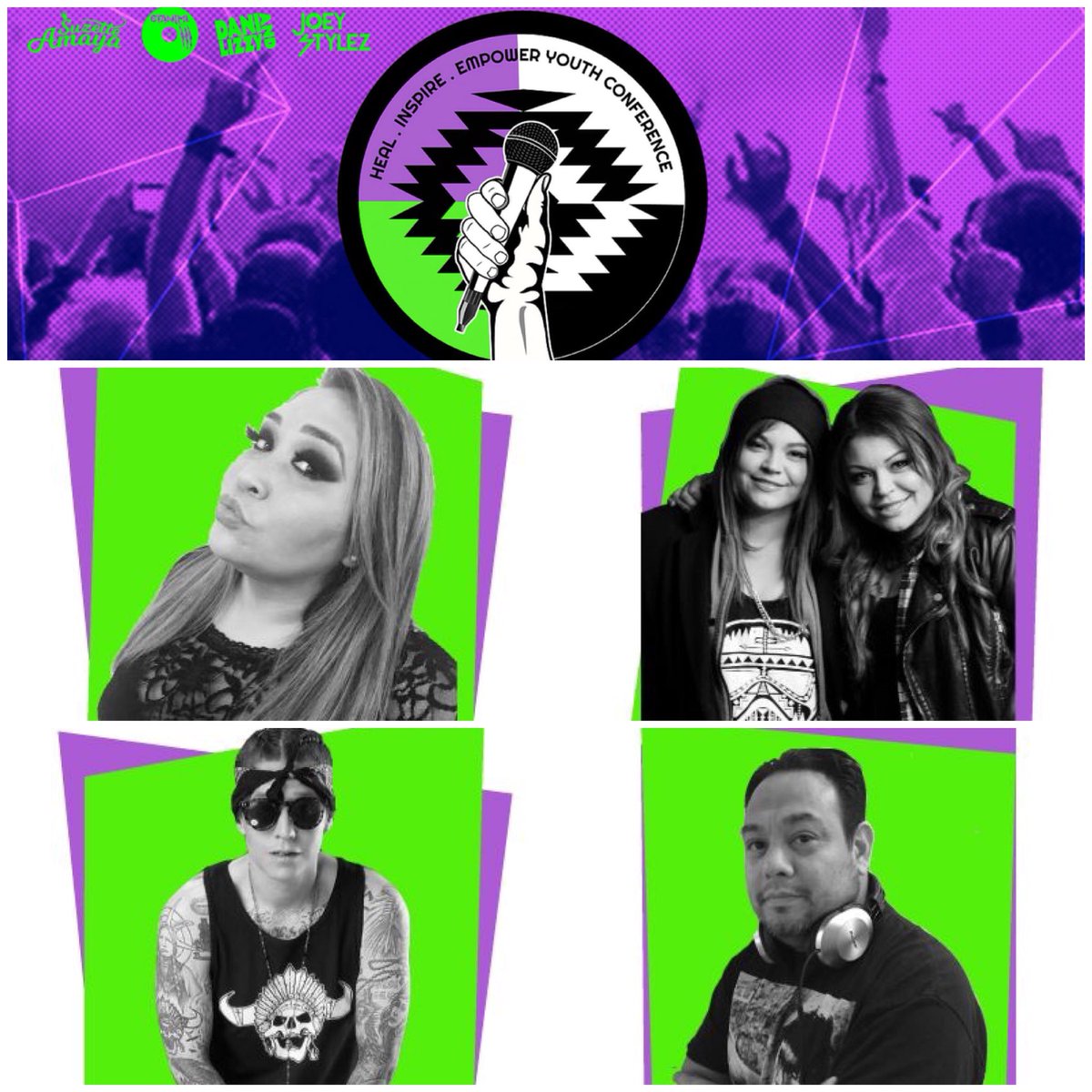 DjStaniml's tweet image. On Tour With @joeystylezworld @DaniandLizzy @SuzetteAmaya Book Us Today! heal-inspire-empower.com #VideoDJ #Indigenous #Concert #Workshops