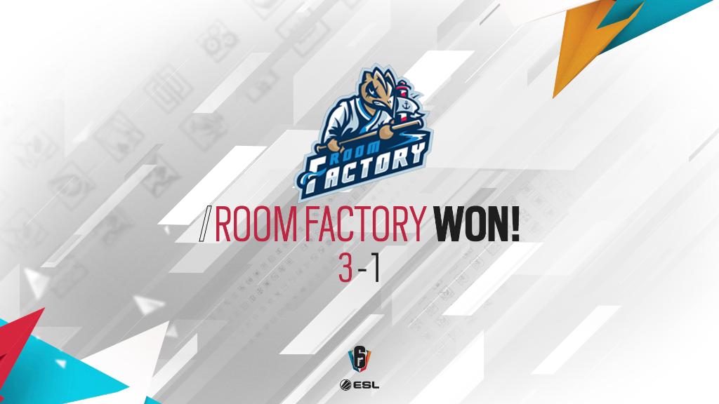 R6esports's tweet photo. Congratulations to @ROOMFACTORY1! They win 3-1 over #Patokalipsa and have earned themselves a spot in the Invitational! See you in Montreal! https://t.co/W7QgukEEKa