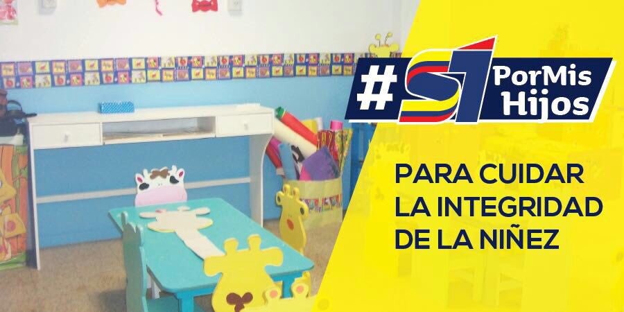 Yo voto #SíPorMisHijos porque nuestros niños tienen derecho a crecer seguros y libres de violencia.