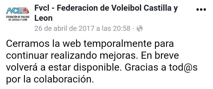 WEB_FVCYL's tweet photo. Actualizamos nuestra cuenta gracias a la información publicada en la página de facebook.
https://t.co/65RzZBJHQn
#261 https://t.co/6yUy68sjgI