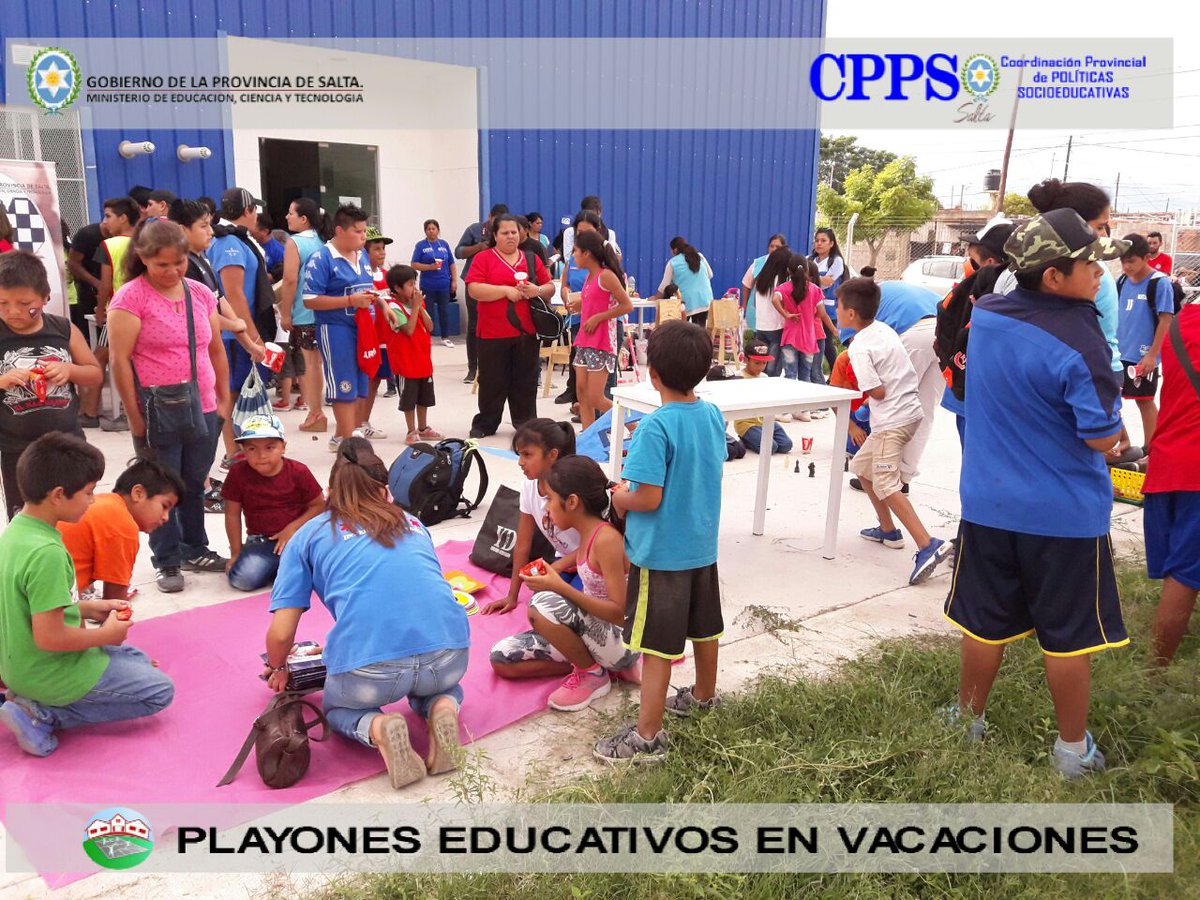 artydance23's tweet photo. ✔Iniciamos con todo!!!
#PlayonesEducativos en vacaciones de #Verano2018
#Ahora en #SEDRONARDiatSalta con una convocatoria excelente!!
#NiñosFelices
#PolíticasSocioeducativas va por mucho más!!!
@aniberruezo @UrtubeyJM @alefinocchiaro @fguillesaavedra @patriciapinasco @fergrieco https://t.co/1Mq3i5c402