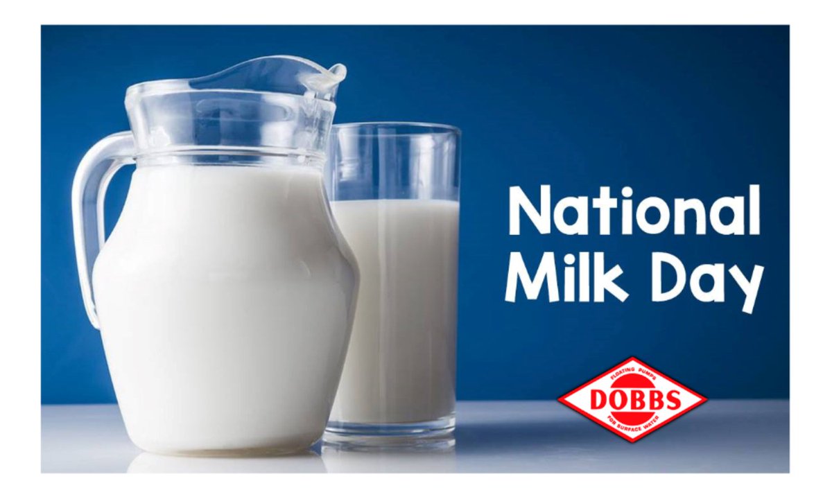 DobbsPumps's tweet photo. It's #NationalMilkDay!  We are so thankful for all our #Dairy customers! #dairyfarming🐄 #gotmilk🥛#dobbspumps https://t.co/qA4VNEoZop