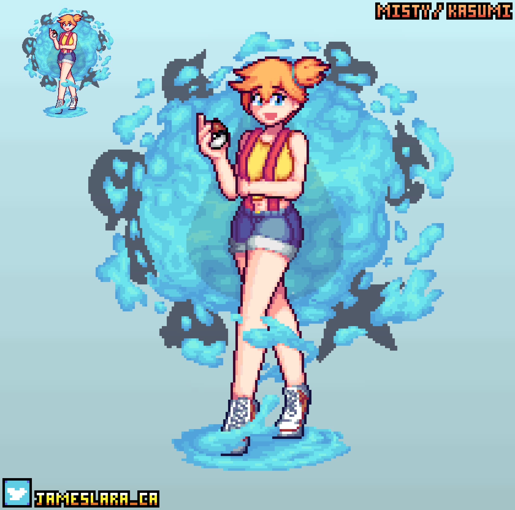 James Cabello |🔞| Open Commissions 1 Slot. on X: Fanart MistyKasumi from  Pokemon! The PNG version is in my Patreon for 3 dollars.  t.co0n0x8lo5dT #pokemon #misty #kasumi #fanart #pixelart  t.cou7zw3Qz1QY  X