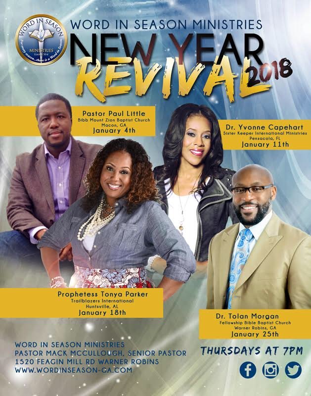 TblzerIntl's tweet photo. Warner Robbins, GA &amp; Surrounding Areas Meet Me
January 18th for REVIVAL!!!

#God #Goals #Revival #Motivation https://t.co/mN0knu4HBp