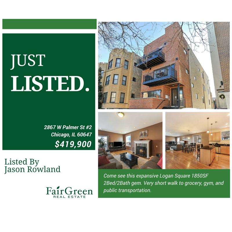 FairGreen_RE's tweet photo. #JustListed Oversized 1850SF #LoganSquare 2Bed/2Bath https://t.co/zQFlJxS0rs