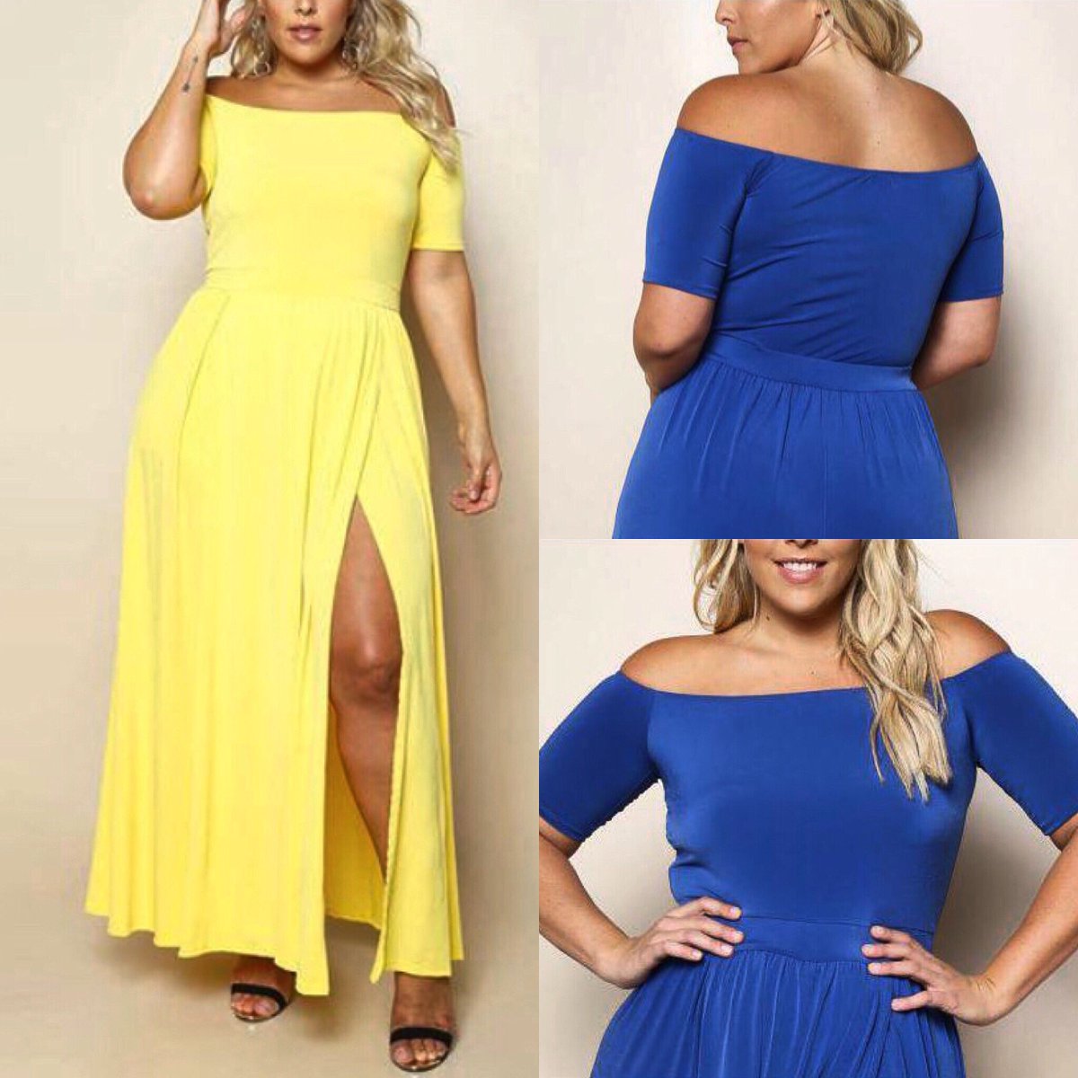 KillawattC's tweet photo. Simply Sexy....Reyna Off The Sholder Maxi Dress... #dress #fullfigured #maxi #Plus #plussizefashion #Clothes #Lookoftheday #pretty https://t.co/92YmFfP7jz