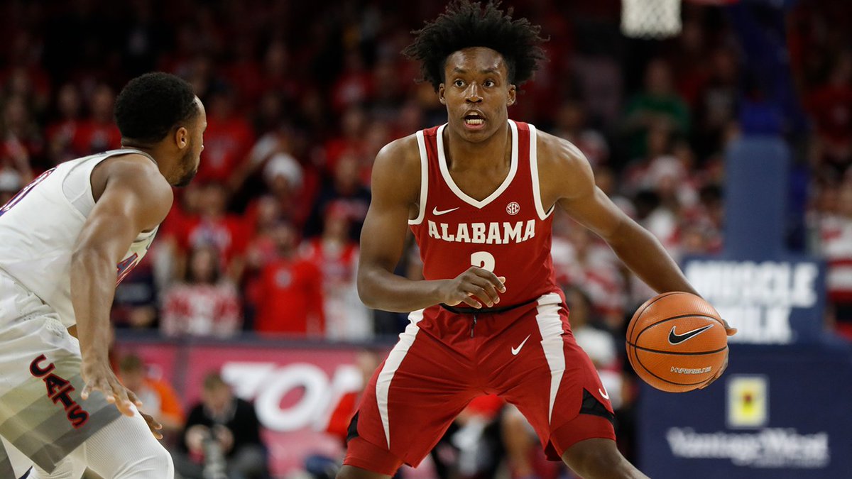 Alabama Freshman Collin Sexton Named to John Wooden Award Midseason Top-25 List

More Information ➡️ bit.ly/2Dm47Qp

#RollTide 
#BuckleUp