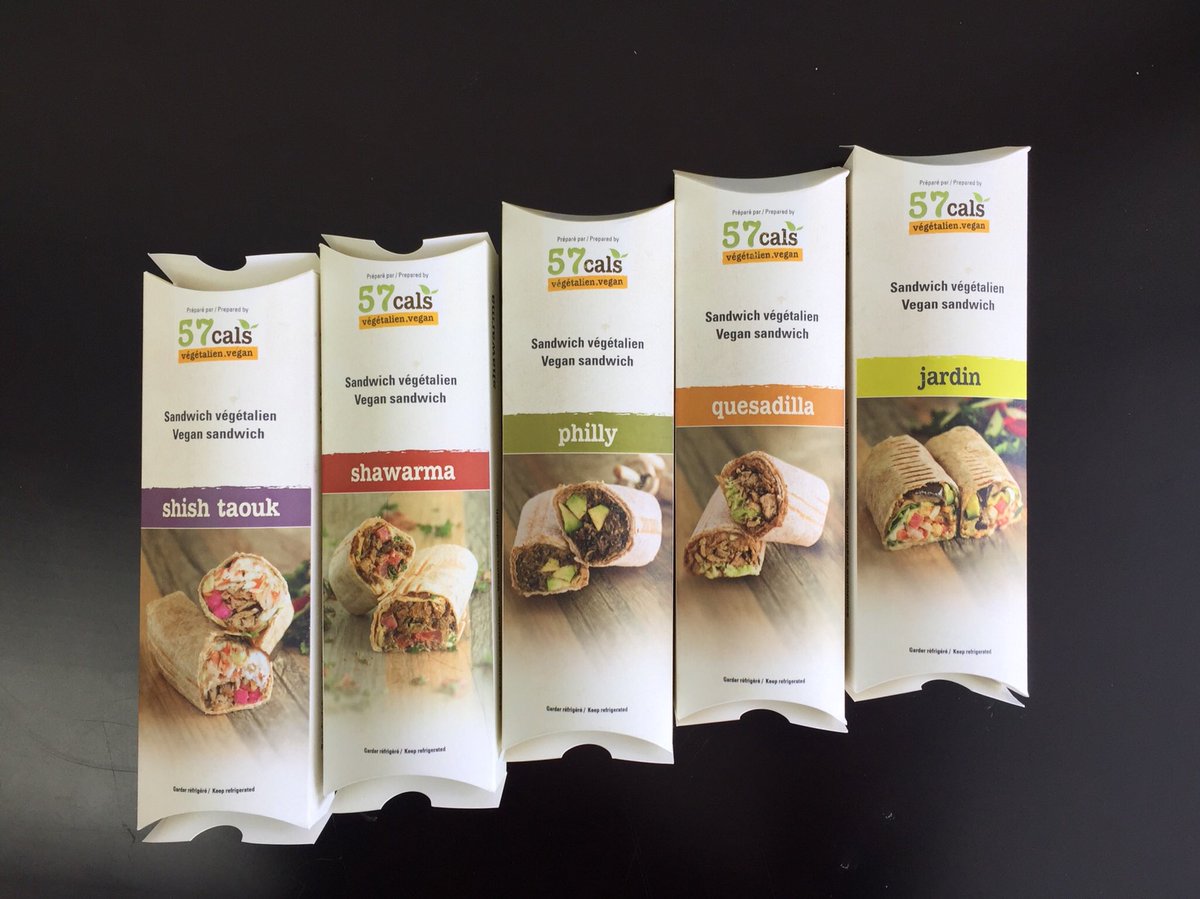 57Vegane's tweet photo. Avez-vous vu nos nouvelles boîtes? #57cals #vegan https://t.co/Ou3kmfUuAU