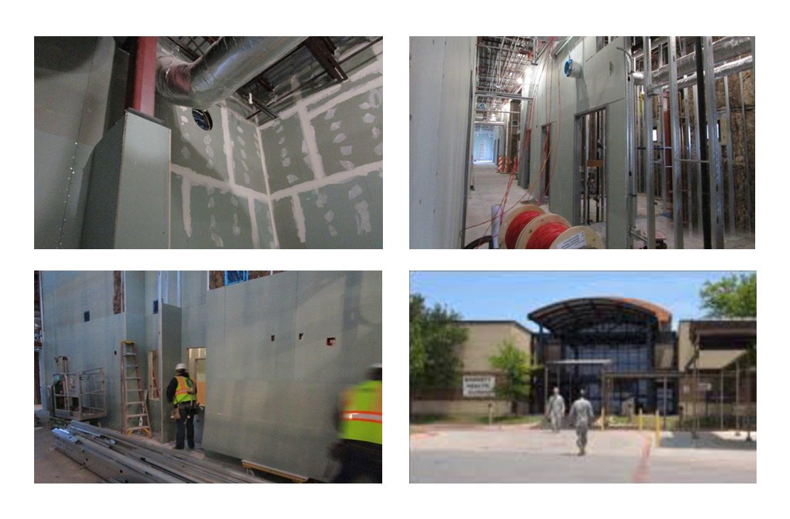 Bennett Health Clinic <a href="/forthood/">Fort Hood Exchange</a> has experienced drywall installation and fire alarm wiring this past week.  #kbbuilds