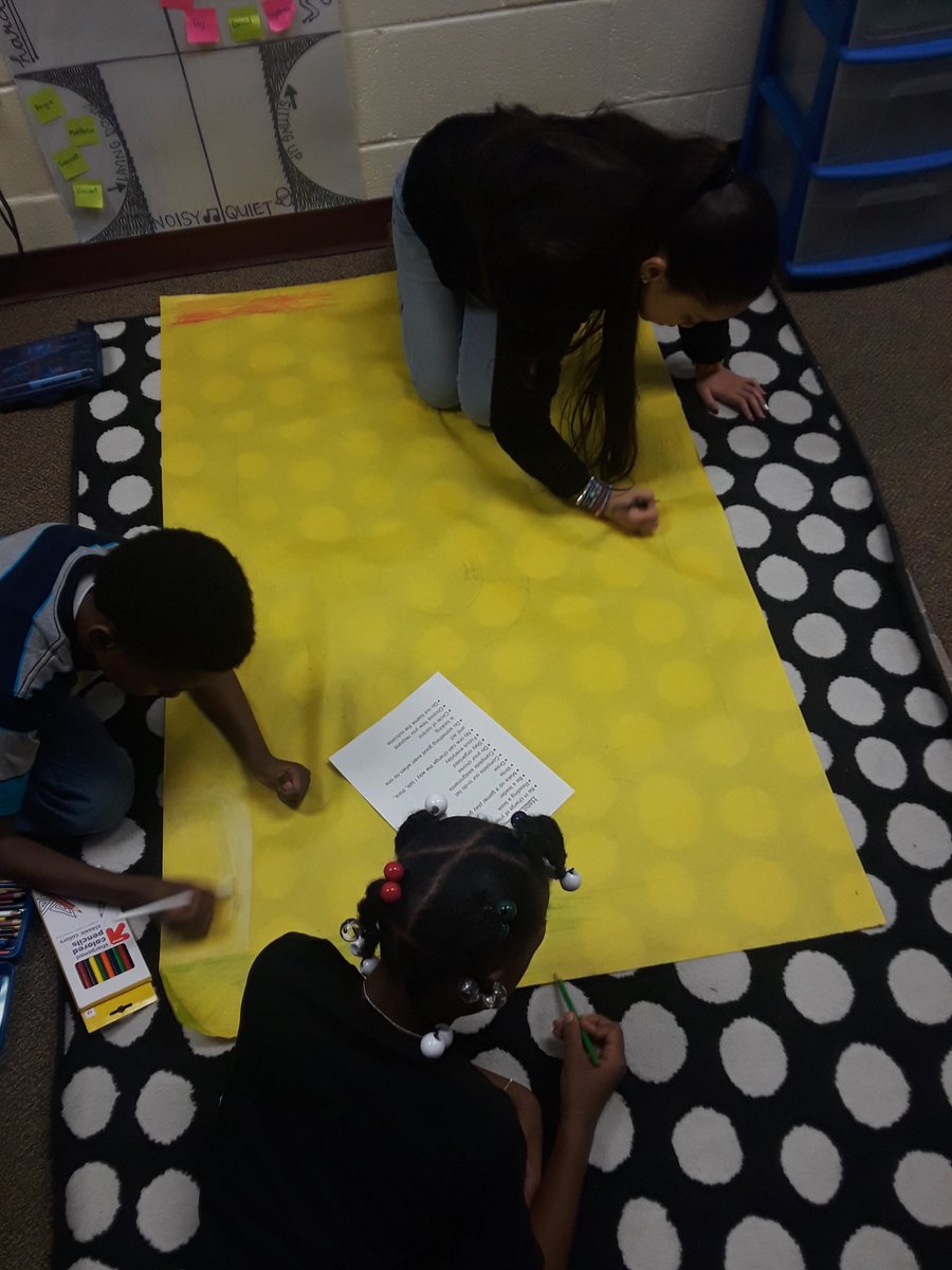 CassidyGarrick's tweet photo. Teams are creating a one-pager on Habit # 1 BE PROACTIVE based on information we have gathered this week! @PontiacElem https://t.co/YDsYBhQWIw