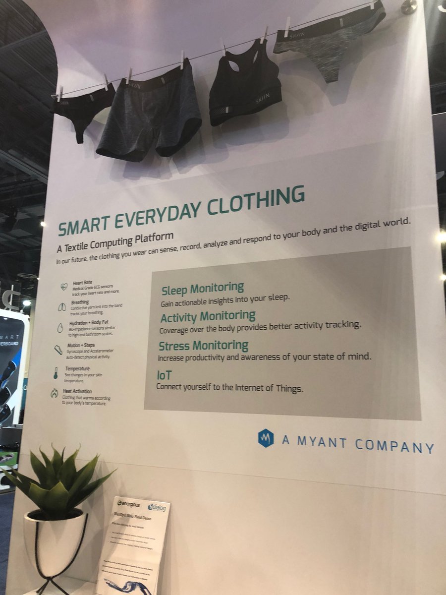 Something I did not know we needed - smart undies! #CES2018
