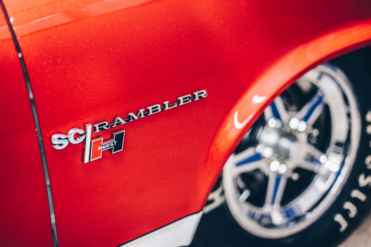 Our recently completed 1969 AMC S/C Scrambler.

#custom #car #scrambler #amc #classiccar #racecar