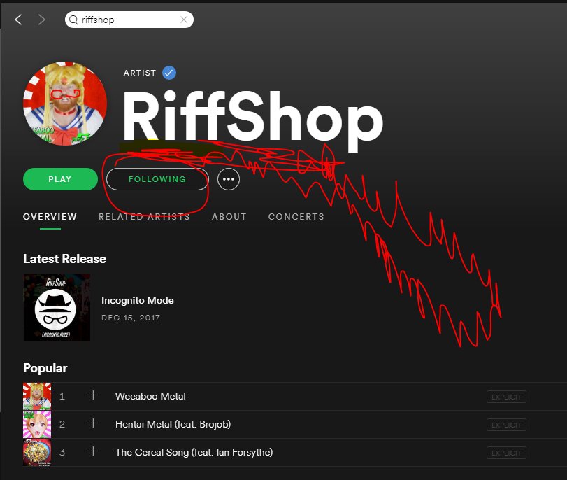 YUH DAMN RIGHT WE'RE ON SPOTIFY!! 

We're now OFFICIALLY on all streaming services :) 
#clickbait #moakikuchi #babymetaldeath #blackbabymetal #girl #japon #cosplay #japan #jpop #summerone #concert #livemusic #rocks #rockband #badass #rocknroll #hardrock #ladybeard #manga #Metal