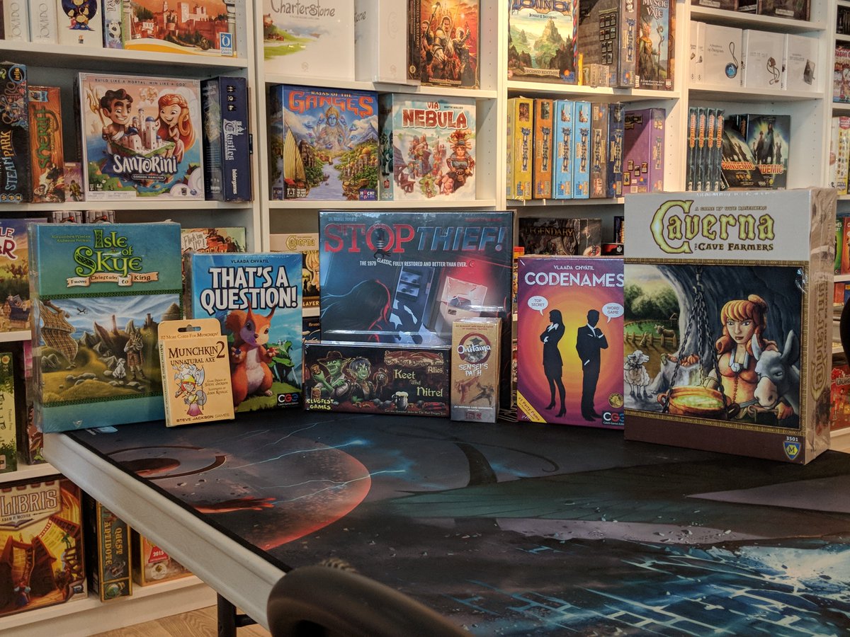 AMuseNGames's tweet photo. Lots of restocks today in D&amp;D/RPG stuff and board games like everyone's favourite dwarf breeding simulator, Caverna! https://t.co/NPIvd7NPIA