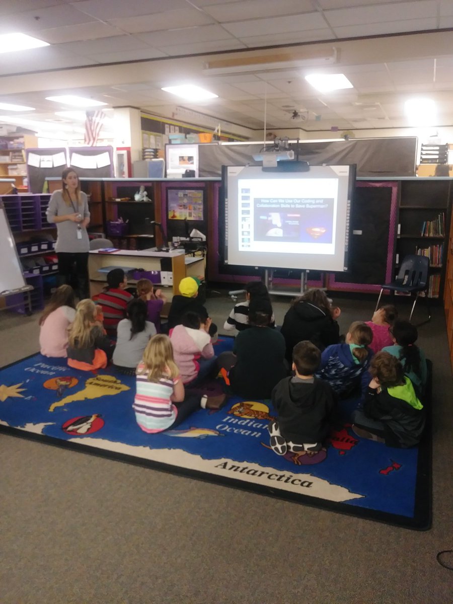 BobbieLoweTL's tweet image. Amazing #vpsitf @cconners07 teaching Mrs Flores class in library.. @Sphero challenge is on!! Who can save a superhero?