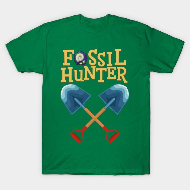 deancoledesign's tweet photo. #dig this new #AnimalCrossing #tshirt I added to my #shop on @TeePublic and be a #fossilhunter! 
https://t.co/wIHoi6d8sx 
#shovel #Fossil #AnimalCrossingPocketCamp #animalcrossingnewleaf https://t.co/80OFka5WgM