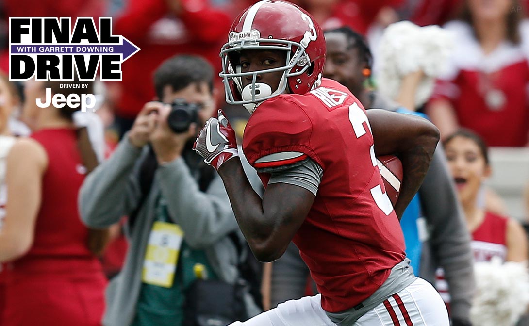 Ravens's tweet image. Final Drive: Alabama WR Calvin Ridley declared for the NFL draft Wednesday, could the Ravens be a possible destination? 
📺: rvns.co/893
