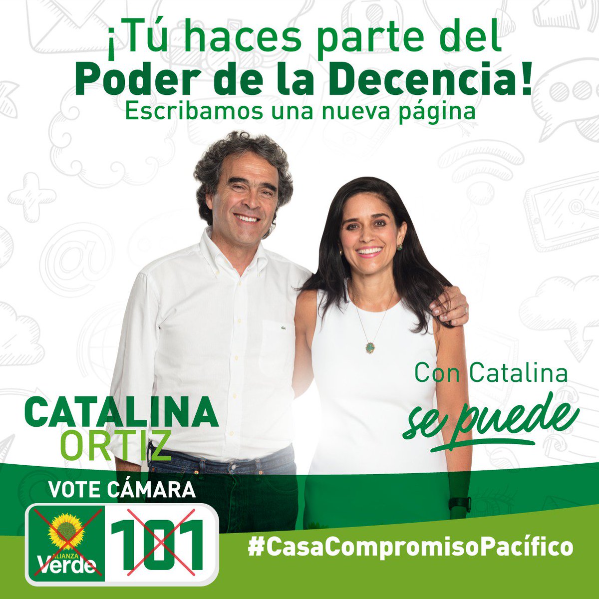 cataortizco's tweet photo. #CasaCompromisoPacífico ¡Tú haces parte del #PoderDeLaDecencia ! #Ven y pasemos juntos a la página de la educación, #ciencia y la #tecnología
#CasaCompromisoPacífico https://t.co/hIYCAp4LZx