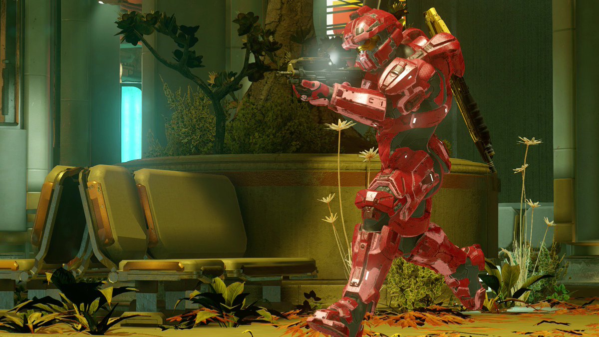 Halo's tweet photo. New to Halo 5? Jump into the new Quick Play playlist! Work with teammates to vanquish your enemies in this new 4v4 Slayer-only experience, limited to two-player Fireteams and three fan-favorite maps. Hop on with a friend and try it out today! https://t.co/cKq4TMTn9y