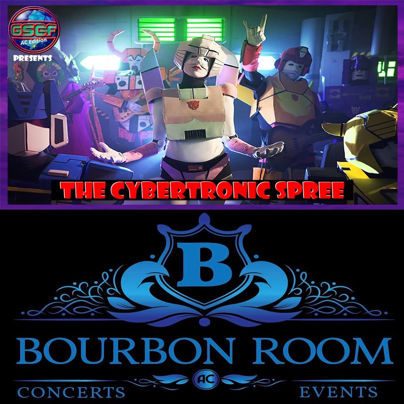 THE CONCERT VENUE IS OFFICIAL!
The Cybertronic Spree will be performing <a href="/BourbonRoomAC/">The Bourbon Room</a> (Former House of Blues) <a href="/ShowboatHotel/">Showboat Hotel</a> Atlantic City on April 7th! 
Get your tickets now at gardenstatecomicfest.com/ace-tickets.ht… This will SELL OUT!  
You're not going to want to miss it!
<a href="/SpreeSoundwave/">CybertronicSoundwave</a>