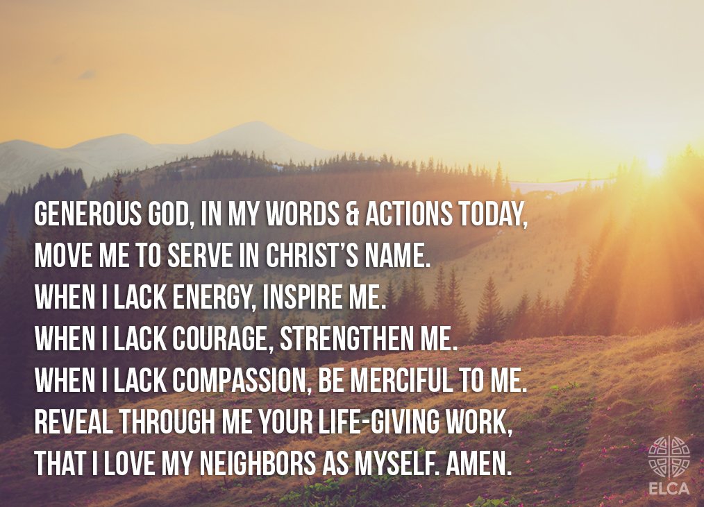 ELCA's tweet image. #ELCA