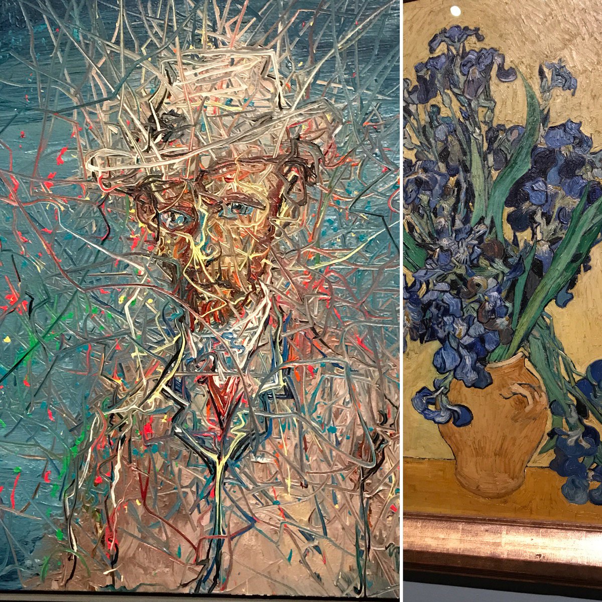 Colours and styles of painting reflect the personality of the painter.  Which of the two below do you prefer? #colour #style #paintings #portrait #HOCTyneValley #impressionist #abstract #classical ow.ly/xRRU30hDImt