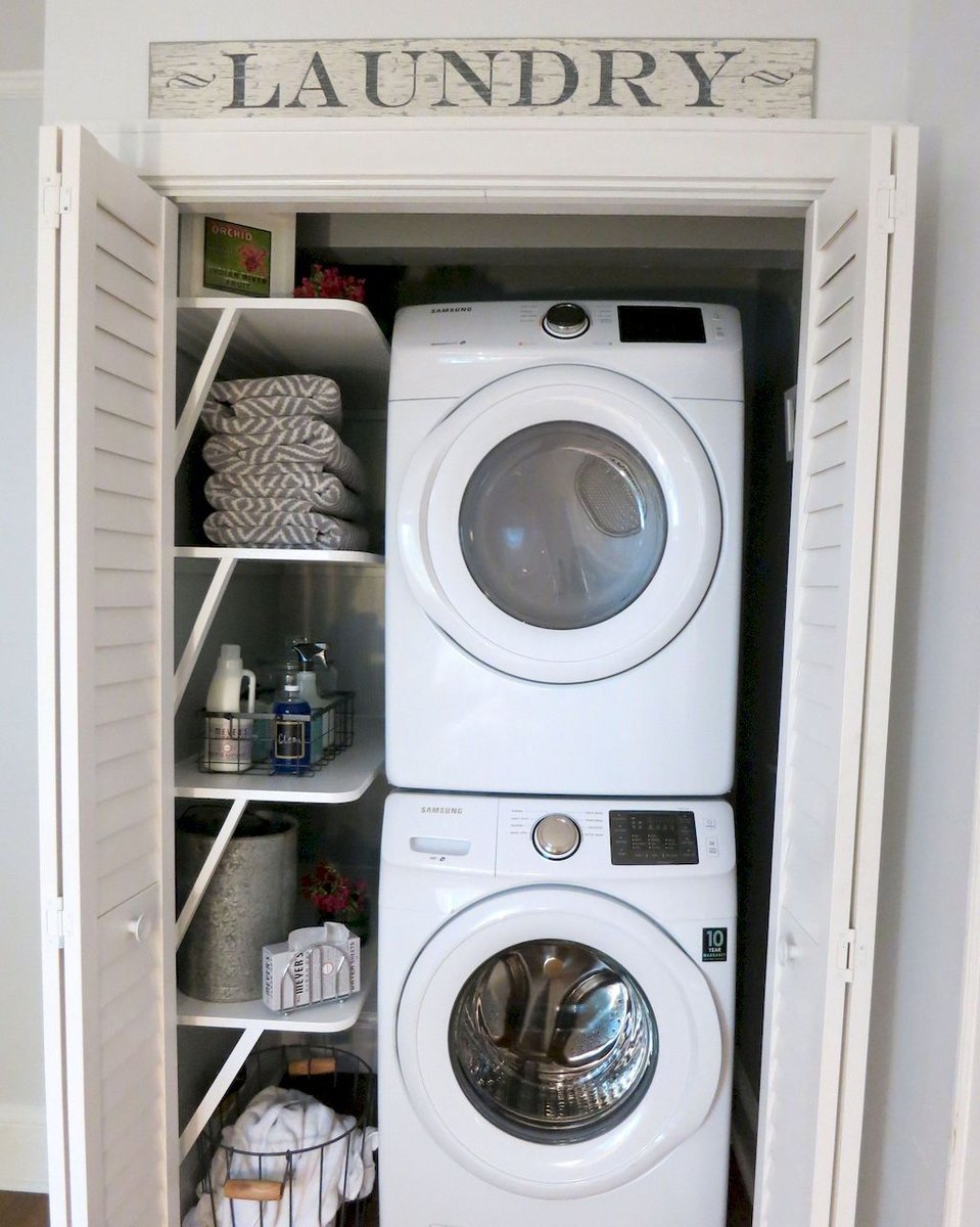 TheChiltonTeam's tweet photo. Not happy with your #laundry space but not sure how to handy it? "50 Cool Small #LaundryRoom #DesignIdeas" is what you need to get started: https://t.co/jPSgHiYKjx #rusticroom https://t.co/3xylLfKKgP