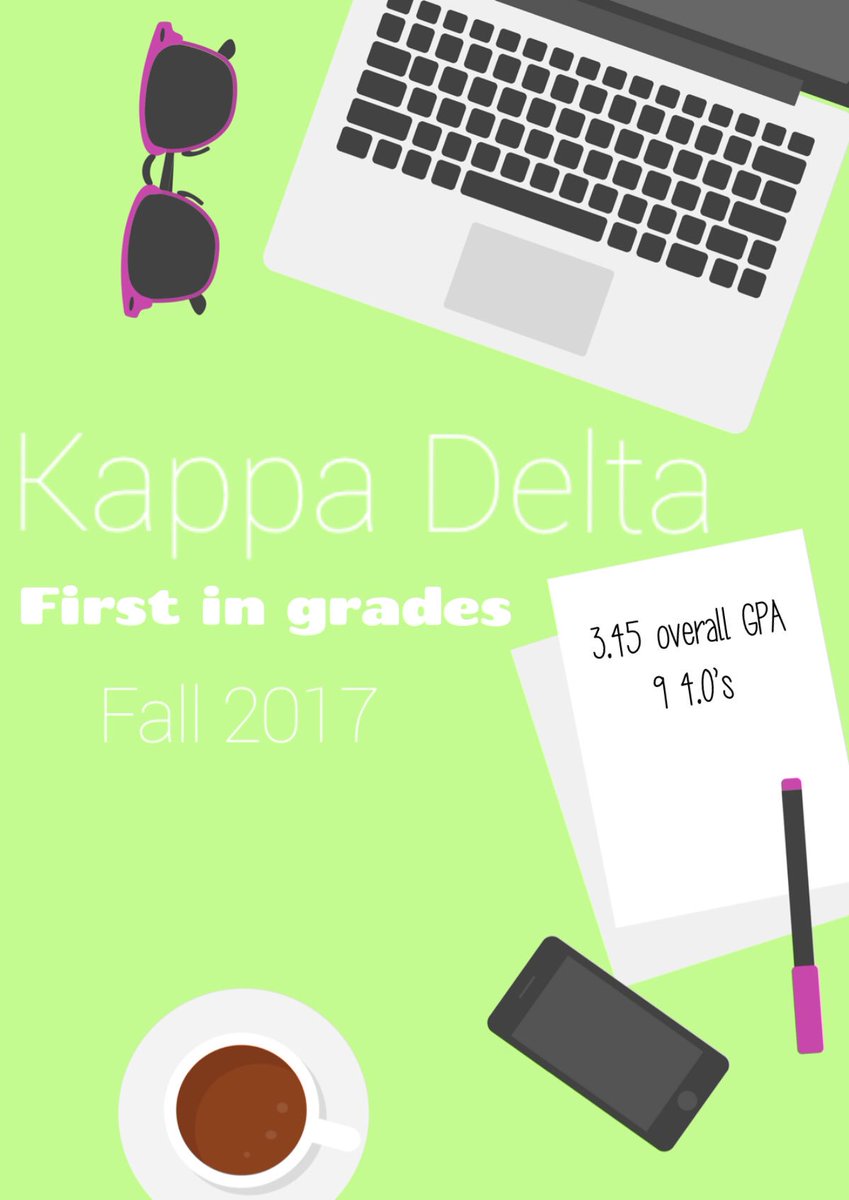 ETSUKappaDelta's tweet photo. Hard work pays off📚 We are so proud to announce that we are first in grades again for the Fall 2017 Semester at ETSU! #kdetsu #proud #smartypants https://t.co/xFVdIz5NKo