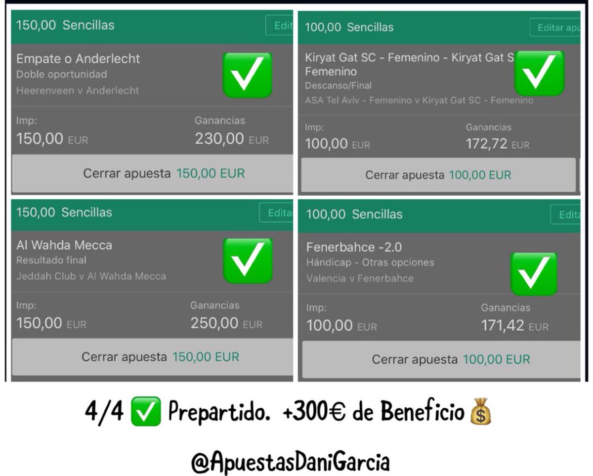 TipsterApuestaD's tweet photo. 🗣 Hoy la hemos liado pero bien por el free.

Síguenos que esta noche dejaremos un buen apueston.

Enlace gratuito aquí 👇

https://t.co/7ShBmjWMIH?amp=1 https://t.co/4vbLAcnVBN