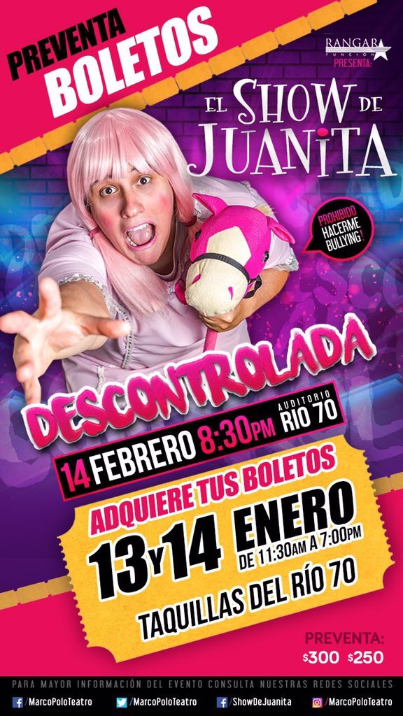 Los esperamos este fin de semana! <a href="/juanita_bipolar/">Juanita Bipolar</a> <a href="/RangarFuncion/">Rangar Función ®</a> <a href="/RobertoRangar/">Roberto Rangar®️</a> <a href="/marcopoloteatro/">marco polo fan</a> @AREMATICKET <a href="/manzostandup/">Arturo Manzo</a>