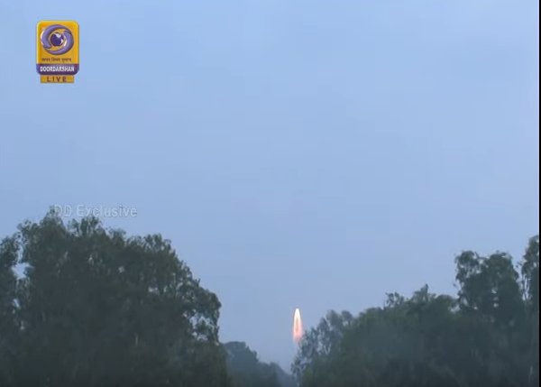 DDNational's tweet image. CONGRATULATIONS #ISRO!!
@isro successfully launches 100th satellite #Cartosat-2 series from Satish Dhawan Space Centre at #Sriharikota. 
#PSLVC40 #PSLV 
@PMOIndia