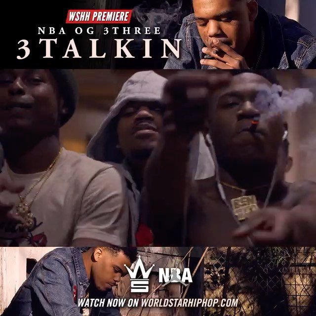 ParadymMusicGrp's tweet photo. #WSHH #Premiere @OG_3Three “3Talkin” #LiveNow #NBAOG3Three #3Talkin #3PointLine #NeverBrokeAgain dir- @da.vid.g https://t.co/8bkoNpmA53