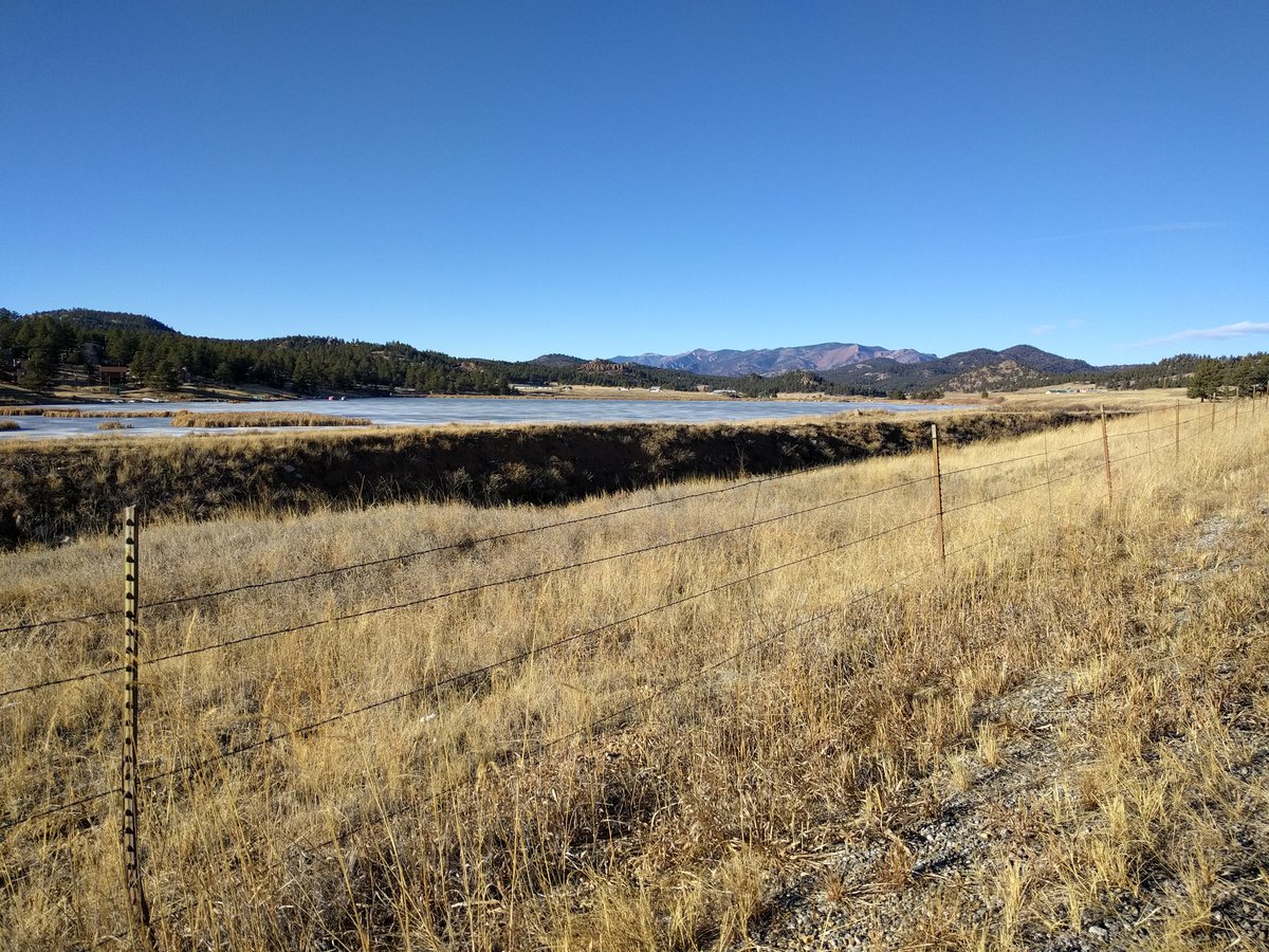 WxLadyKatie's tweet photo. Put together a story on the slow snow season for the 10pm news! We stopped in Lake George, Hartsel AND Wilkerson Pass! Loved getting to see more of gorgeous #Colorado. ๐ https://t.co/gp1mTbFKGB