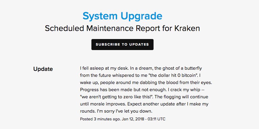 conidim's tweet photo. @krakenfx wtf is going on? this is beyond every serious company I've known #kraken #krakendown https://t.co/gNdGwT6CUo