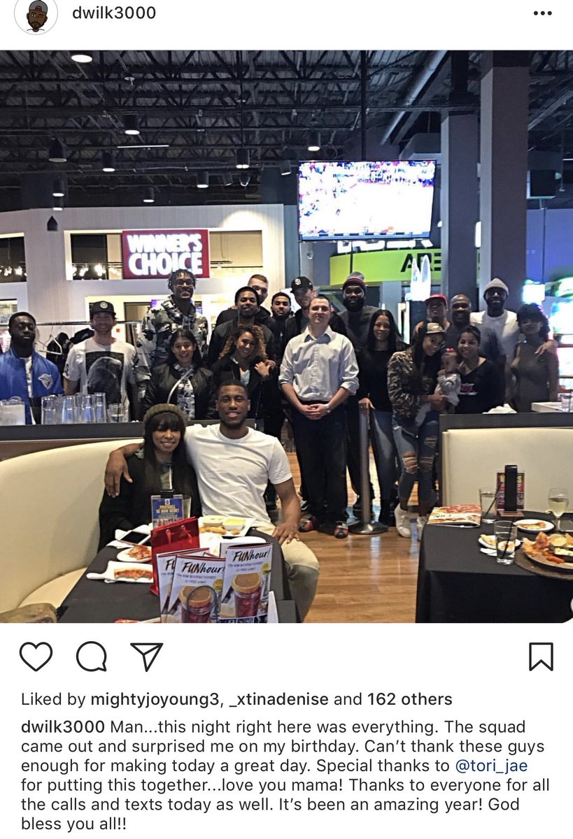 ScottAgness's tweet image. Damien Wilkins, released by the Pacers on Sunday, is celebrating his 38th birthday tonight … and his teammates surprised him.

Although he’s longer with the team - at least for now - his nameplate is still in the locker room and his game gear was set out.