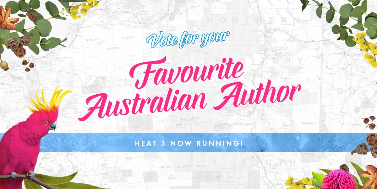 We know it's nearly the weekend but before you all run off to the beach, vote for great authors like <a href="/mandymagro/">Mandy Magro</a>, <a href="/JodiMcA/">Jodi McAlister</a>, <a href="/JamilaRizvi/">Jamila Rizvi</a>, <a href="/TessWoodsAuthor/">Tess Woods</a>, <a href="/RandaAFattah/">Randa Abdel-Fattah</a> (and more!) in Heat 3 of #AusFaveAuthor --&gt; bit.ly/2DkU7GS
