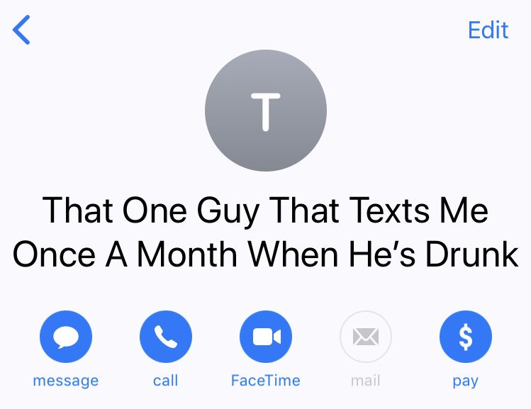 dahammster14's tweet image. Fellas, don’t let yourself get this name in a girl’s contact list.