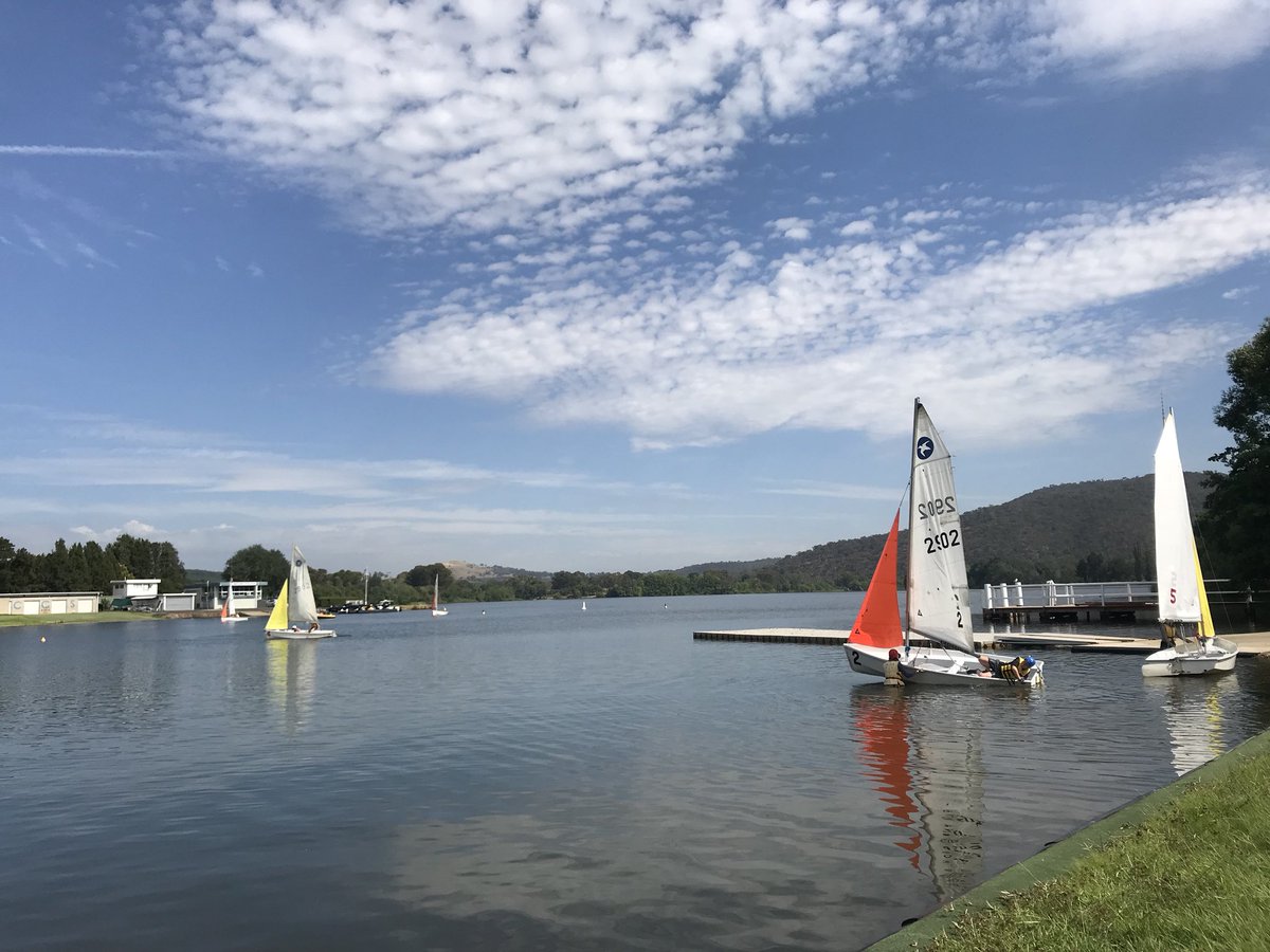 alison_hattley's tweet photo. Today I met the crew from @YMCACanberra ‘s sailing club and I got to chat to some kids involved in the program over the school holidays. Check it out TONIGHT @WINNews_ACT #WINNews6pm ch8 or 80. https://t.co/dbxAQb9T3t