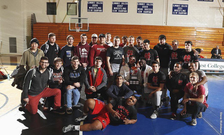 NCC_Athletics's tweet photo. Cardinals Top Bluejays in Battle for the Birdnest https://t.co/hF2pR892BJ @NCCwrestling #FearTheBird #CardinalReign #WeAreNC https://t.co/hIKfsCdQRZ