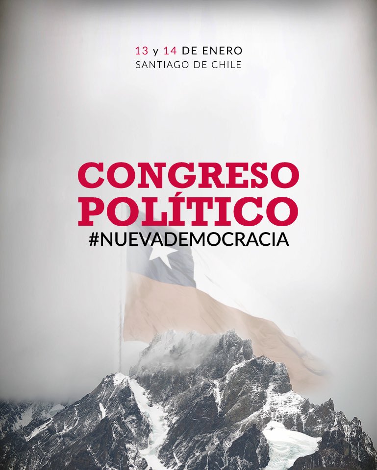 ND_Chile's tweet photo. Este fin de semana será trascendente para nuestro proyecto político

Tod@s estamos trabajando duro para que nuestro Congreso Político conjugue lo mejor de nuestra inteligencia, rebeldía, pasión y valentía para seguir avanzando hacia horizonte socialista.

Arriba l@s que luchan ✊ https://t.co/F3iH45mT6V