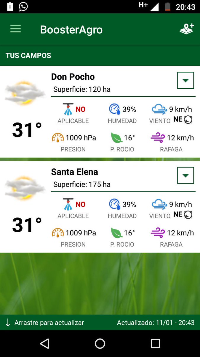 jonagastaldi155's tweet photo. #boosterAgro una app que te dice si ay condiciones para las aplicaciones
Parece interesante vamos a probarla. https://t.co/t8uoxAApj8